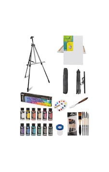 Rich Mastermix Akrilik Boya 12'li 60 CC - 50X70 Tuval Seti Rich Mastermix Akrilik Boya 12'li 60 CC - 50X70 Tuval Seti