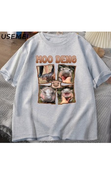 Flood Of Style Moo Deng Rap T Shirt Seviyorum Moo Deng Komik Bebek Hippo Sevgilisi T-shirt Rahat Pamuk Erkek Gri Flood Of Style Moo Deng Rap T Shirt Seviyorum Moo Deng Komik Bebek Hippo Sevgilisi T-shirt Rahat Pamuk Erkek Gri