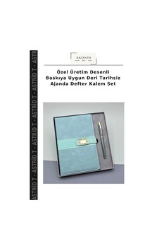 Özel Üretim Desenli Baskıya Uygun Deri Tarihsiz Ajanda Defter Kalem Set Çok Renkli Özel Üretim Desenli Baskıya Uygun Deri Tarihsiz Ajanda Defter Kalem Set Çok Renkli