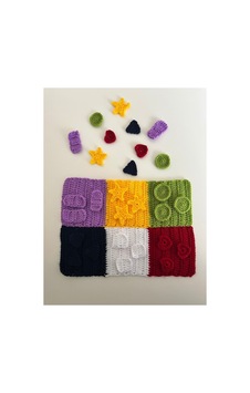 Renk-şekil Eşleştirme Oyunu/ Örgü Montessori Eğitici Oyun Seti Renk-şekil Eşleştirme Oyunu/ Örgü Montessori Eğitici Oyun Seti