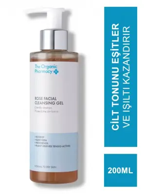 The Organic Pharmacy Rose Facial Cleansing Gel 200 Ml The Organic Pharmacy Rose Facial Cleansing Gel 200 Ml