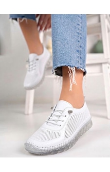 Beren Hakiki Deri Beyaz Kadın Ayakkabı Lazer Delikli Ortopedik Taban Casual Günlük Yürüyüş Ayakkabısı Sneakers Beren Hakiki Deri Beyaz Kadın Ayakkabı Lazer Delikli Ortopedik Taban Casual Günlük Yürüyüş Ayakkabısı Sneakers