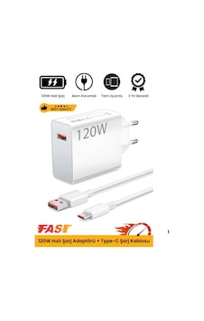 120w Turbo Ultra Hızlı Akım Korumalı Şarj Aleti Usb- Type-c Kablo Ve Adaptör Şarj Seti 120w Turbo Ultra Hızlı Akım Korumalı Şarj Aleti Usb- Type-c Kablo Ve Adaptör Şarj Seti