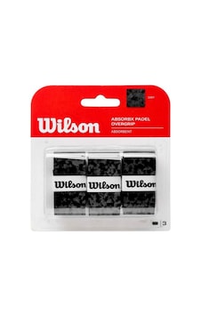 Wilson Absorbx Padel Overgrip 3'lü Siyah Padel Gribi Çok Renkli Wilson Absorbx Padel Overgrip 3'lü Siyah Padel Gribi Çok Renkli