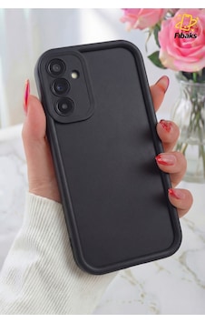 Fibaks Galaxy A34 5G Uyumlu Kılıf Kamera Korumalı Yumuşak Dokulu Darbe Emici Siyah Silikon Kapak Fibaks Galaxy A34 5G Uyumlu Kılıf Kamera Korumalı Yumuşak Dokulu Darbe Emici Siyah Silikon Kapak