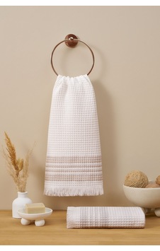 Waffle Touch 2'li Kurulama Peçetesi 50x70 Cm Krem/bej