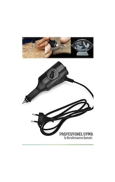 Mey İthalat Elektrikli Gravür Kalemi Metal, Cam, Ahşap İçin Profesyonel Oyma Aleti 722490