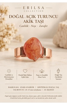 Sertifikalı Doğal Açık Turuncu Akik Taşı Yüzük Bakır Kasa Ayarlan Çok renkli 19398609 Sertifikalı Doğal Açık Turuncu Akik Taşı Yüzük Bakır Kasa Ayarlan Çok renkli 19398609