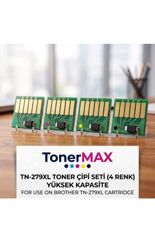 Brother Tn-279xl Toner Çipi Set 4 Renk - Yüksek Kapasite / Dcp-l3520cdw / L3560cdw / Hl-l3220cw / L3240cdw / L3280cdw / Mfc-l3720cdw / L3760cdw / L3755cdw / L3780cdw / L8390cdw Brother Tn-279xl Toner Çipi Set 4 Renk - Yüksek Kapasite / Dcp-l3520cdw / L3560cdw / Hl-l3220cw / L3240cdw / L3280cdw / Mfc-l3720cdw / L3760cdw / L3755cdw / L3780cdw / L8390cdw