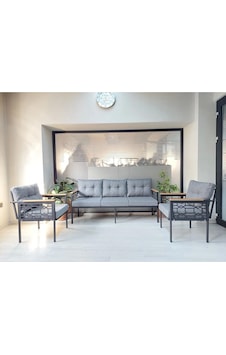 İnci Balkon-bahçe-kafe Çay Seti Koltuk Oturma Takımı-oturma Grubu Çstakımlazer Gri İnci Balkon-bahçe-kafe Çay Seti Koltuk Oturma Takımı-oturma Grubu Çstakımlazer Gri