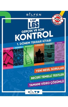 8. Sınıf Lgs 1. Dönem Gerçek Ve Son Kontrol Tekrar Kitabı 8. Sınıf Lgs 1. Dönem Gerçek Ve Son Kontrol Tekrar Kitabı