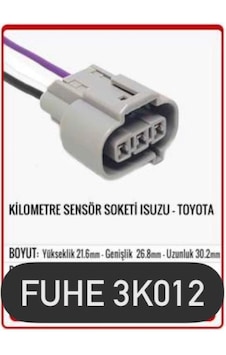 Fhe 3k012 Kilometre Sensör Soketi Isuzu-toyota Fhe 3k012 Kilometre Sensör Soketi Isuzu-toyota