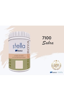 Bianca Stella Su Bazlı Saf Akrilik Boya 1 Litre Sahra Bianca Stella Su Bazlı Saf Akrilik Boya 1 Litre Sahra
