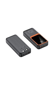 10000mah Powerbank 22.5w Hızlı Şarj Özellikli Type C Ve Lightning Kablolu Pd Taşınabilir Şarj Aleti Siyah 10000mah Powerbank 22.5w Hızlı Şarj Özellikli Type C Ve Lightning Kablolu Pd Taşınabilir Şarj Aleti Siyah