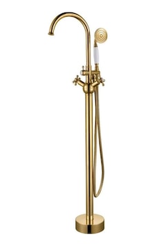 İsaoğlu Yapı Gold Küvet Musluğu Jakuzi Bataryası Altın Küvet Vintage Tasarım Pirinç Malzeme Gold İsaoğlu Yapı Gold Küvet Musluğu Jakuzi Bataryası Altın Küvet Vintage Tasarım Pirinç Malzeme Gold