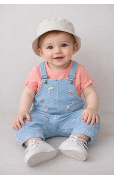 My Baby Kumsal Baby Buu Kısa Kollu Tşört Lü Kız Salopet Alt Üst Takımlar 162 163 101 Çok Renkli Çok Renkli