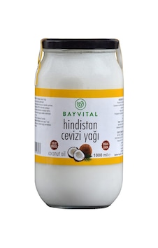 Bayvital Soğuk Sıkım Hindistan Cevizi Yağı 1 L Bayvital Soğuk Sıkım Hindistan Cevizi Yağı 1 L