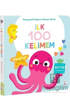 İlk 100 Kelimem Renkler Pencereli Dokun-hisset İlk 100 Kelimem Renkler Pencereli Dokun-hisset