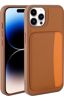 Teleplus Apple Uyumlu iPhone 14 Pro Max Kılıf Kartlıklı X-kart Pu Deri Kapak