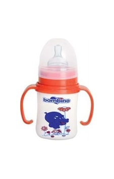 Bambino Geniş Ağızlı Kulplu Biberon Bambino Geniş Ağızlı Kulplu Biberon