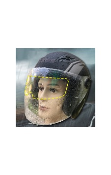Motosik Kaskı İçin Yağmur Kaydırıcı Film