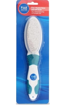 Foot Doctor 2'si 1 Arada Pomza Taşı ve Ayak Fırçası 10765 Foot Doctor 2'si 1 Arada Pomza Taşı ve Ayak Fırçası 10765