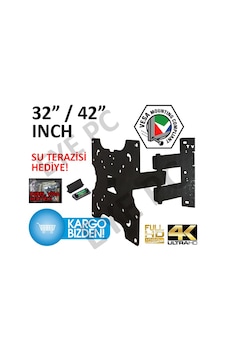 Awox 39" 40" 41"42" İnç Led Tv Çift Kolhareketliaskı Aparatı