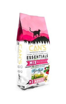Can S Cat Essentials Mix Multicolor Tavuklu Balıklı Kuzulu Kedi Maması 12 Kg Can S Cat Essentials Mix Multicolor Tavuklu Balıklı Kuzulu Kedi Maması 12 Kg
