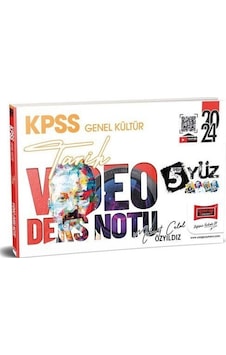 2024 KPSS Genel Kültür 5Yüz Tarih Video Ders Notları - Mehmet Celal Özyıldız - Yargı Yayınları 2024 KPSS Genel Kültür 5Yüz Tarih Video Ders Notları - Mehmet Celal Özyıldız - Yargı Yayınları