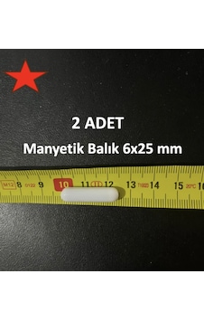 Lab Manyetik Balık 6x25 Mm - 2 Adet