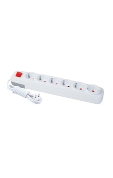 Far F278b ,1-faz 220v/16a 3mt Kablo Anahtarlı Topraklı Dişi 6'lı Priz Far F278b ,1-faz 220v/16a 3mt Kablo Anahtarlı Topraklı Dişi 6'lı Priz