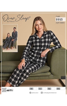 Oversleep Kadın Yeni Sezon Pijama Takımı Siyah - Çok Renkli Oversleep Kadın Yeni Sezon Pijama Takımı Siyah - Çok Renkli