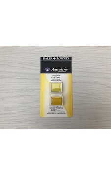 Daler Rowney Aquafine Tablet Sulu Boya 2 Li Lemon Yellow / Cadmium Yellow Hue Sarı Daler Rowney Aquafine Tablet Sulu Boya 2 Li Lemon Yellow / Cadmium Yellow Hue Sarı