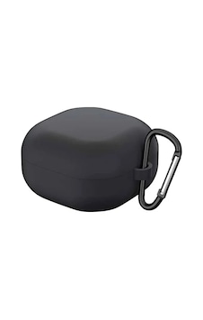 Samsung Galaxy Buds 4 / 4 Pro Uyumlu Kılıf Askılı Mat Silikon Ürün Kulaklık Değildir Siyah