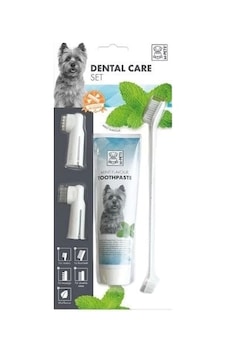 M-pets Köpekler İçin Naneli Aromalı Diş Macunu Ve Fırça Seti M-pets Köpekler İçin Naneli Aromalı Diş Macunu Ve Fırça Seti