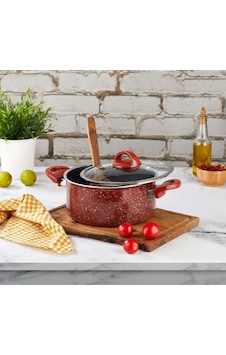 Kahramanlar Kiremit Teflon Derin Tencere 24 Cm Kahramanlar Kiremit Teflon Derin Tencere 24 Cm