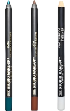 Tca Studio Make Up Dark Brown + Light Green + White Ultra Waterproof Eyeliner Göz Kalemi