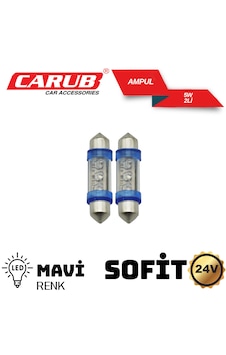 Carub 24volt Sofit Led Ampul 5w 3smd Mavi Carub 24volt Sofit Led Ampul 5w 3smd Mavi