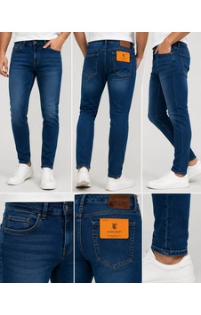 Craft İcon Pankow Mavi Dar Paça Erkek Kot Pantolon Craft İcon Pankow Mavi Dar Paça Erkek Kot Pantolon