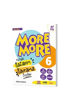 6 More&More English HAFTALIK Kazanım KAVRAMA Föyleri 40 FÖY .978 6 More&More English HAFTALIK Kazanım KAVRAMA Föyleri 40 FÖY .978