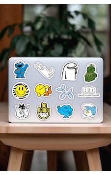 Laptop Notebook Tablet Sticker Seti Model 12 Laptop Notebook Tablet Sticker Seti Model 12