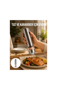Tek Elle Kullanılan Otomatik Baharat Değirmeni Işıklı Sistem Yeni Nesil - Hs08374447-4325 Tek Elle Kullanılan Otomatik Baharat Değirmeni Işıklı Sistem Yeni Nesil - Hs08374447-4325