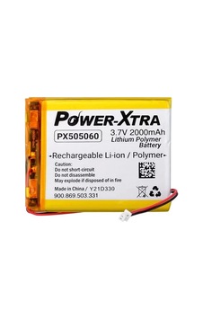 Power-xtra Px505060 - 3.7v 2000 Mah Li-polymer Pil - Devreli-soketli Power-xtra Px505060 - 3.7v 2000 Mah Li-polymer Pil - Devreli-soketli