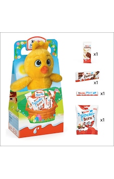 Kinder Maxi Mix 4 Farklı Çikolata Kutusu Civciv Peluş 133 G Kinder Maxi Mix 4 Farklı Çikolata Kutusu Civciv Peluş 133 G
