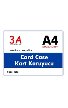A4 Card Koruyucu 3a 1682 10lu Pk.