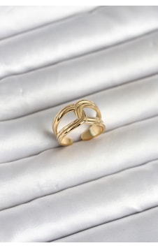316l Çelik Gold Renk Düğüm Model Kadın Yüzük 5886 Altın 316l Çelik Gold Renk Düğüm Model Kadın Yüzük 5886 Altın