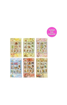 Vintage Pul Tasarımlı Estetik Sticker Çıkartma Seti - Defter, Ajanda Ve Günlük Süsleme Stickerı Karışık Model Çok Renkli Vintage Pul Tasarımlı Estetik Sticker Çıkartma Seti - Defter, Ajanda Ve Günlük Süsleme Stickerı Karışık Model Çok Renkli