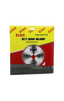 Elka 0048-190 190 X 40t X 30mm Ağaç Sunta Kesici Disk 5705 Elka 0048-190 190 X 40t X 30mm Ağaç Sunta Kesici Disk 5705