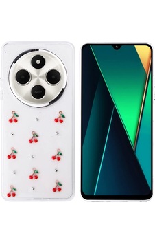 Xiaomi Redmi 14c 4g Kılıf Airbag Tasarımlı Simli Şeffaf Zore Kutup Kapak Xiaomi Redmi 14c 4g Kılıf Airbag Tasarımlı Simli Şeffaf Zore Kutup Kapak