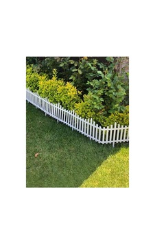 Dekoratif Bahçe Çiti Plastik Beyaz Çit Tek Peyzaj Çiti Çiçek Koruma Çiti 4 Adet 2.36 Metre Beyaz3 Dekoratif Bahçe Çiti Plastik Beyaz Çit Tek Peyzaj Çiti Çiçek Koruma Çiti 4 Adet 2.36 Metre Beyaz3